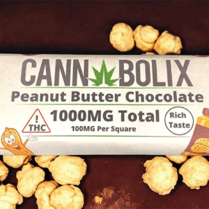 Delta-9 Organic Peanut Butter Chocolate Bar 1000mg