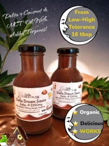 Delta 9 2250mg  Nano Terpene Enhanced Nighttime Delta Dream Chocolate Sauce