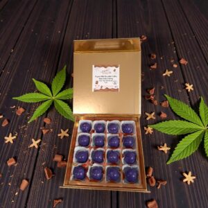 Delta-9 Chocolate Truffles, 16-Piece Organic Ganache Chocolates