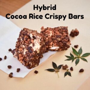 Delta 9 Cocoa Crispy Marshmallow Squares,  Nano Infused