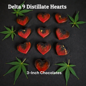 Delta 9 Distillate Chocolate Hearts, Valentines, Artesian Bon Bons