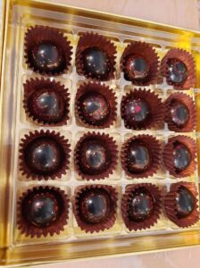 Caramel Truffles, Organic Caramel Ganache Chocolates, Small Batch Chocolates,