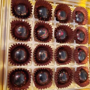 Caramel Truffles, Organic Caramel Ganache Chocolates, Small Batch Chocolates,