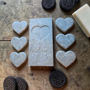 Cookies and Cream Bar, White Chocolate,  All Natural Small Batch Chocolates
