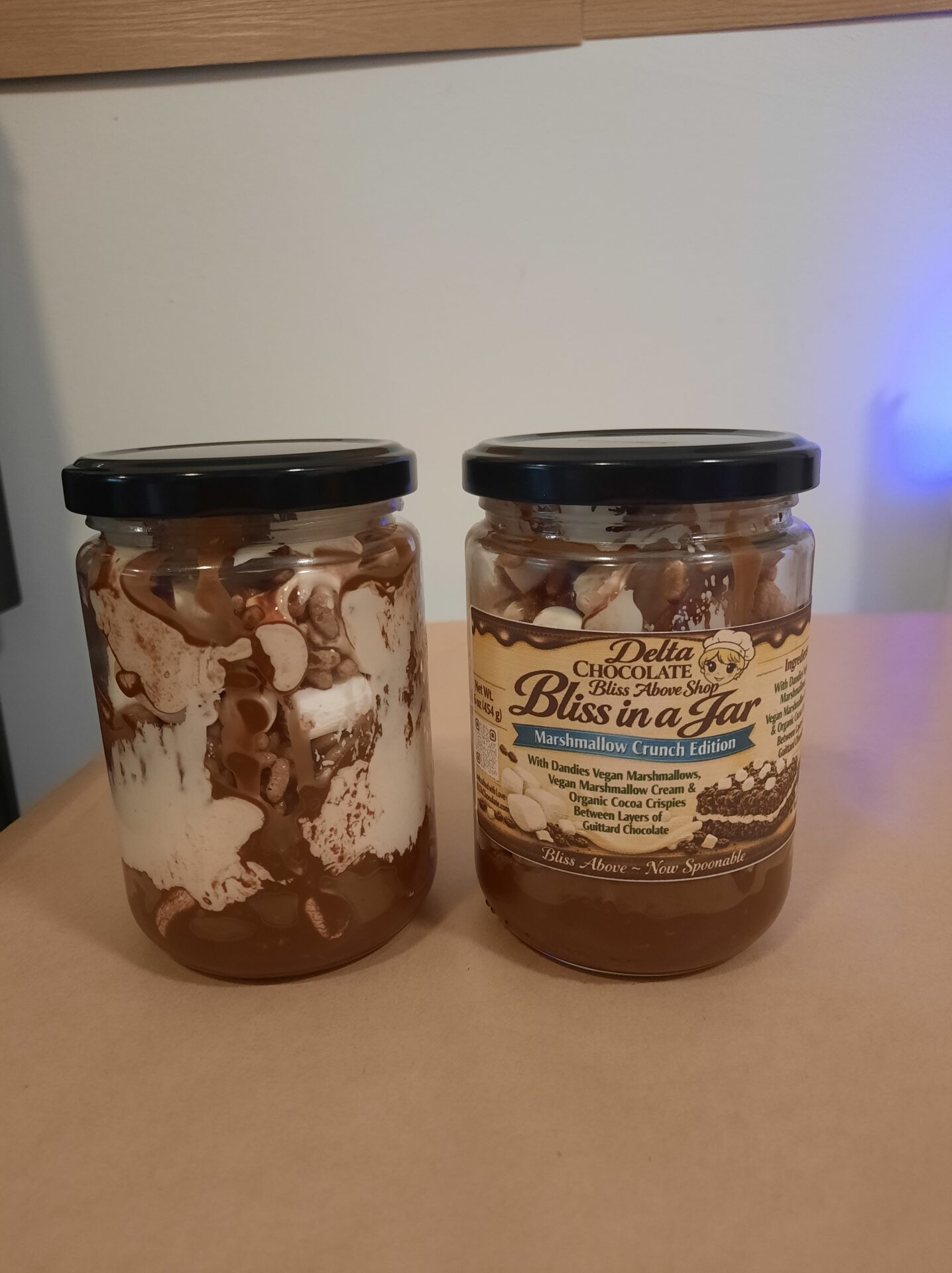 Marshmallow Crunch, Cocoa Crispy Treat, Bar in a Jar - Image 2