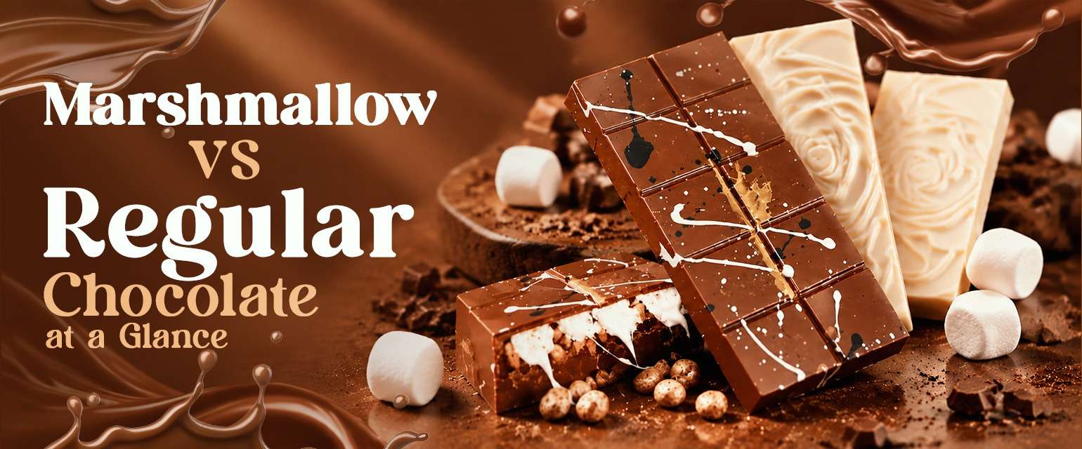 marshmallow vs regular chocolate comparison