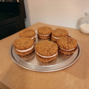 Organic Protein Oatmeal Cream Pies, 8 Large Gluten-Free Pies