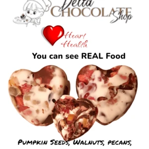 Delta-9 Nano Omega Heart Chocolates Olive Oil Infused