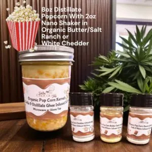 Delta 9 Popcorn, Hybrid Infused Butter Popcorn