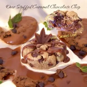 Delta-9 Giant Caramel 250mg Chocolate Chip Cookies