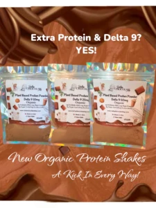 Delta-9 Nano Protein Shake, Organic Plant Based Protein Powder