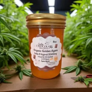 Delta 9 Nano Simple Syrup, Agave Sweetener, Mock Tails Syrup, Infused Beverage