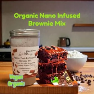 Delta 9 Nano Brownie Mix, Organic Vegan Infused Mix